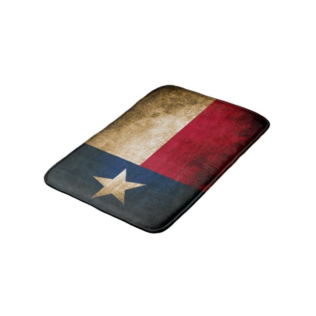 Tapete De Banheiro Bandeira rústica patriótica de Texas (Angulado)