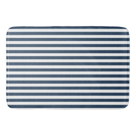 Tapete De Banheiro Banheira Azul/Branco