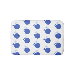 Tapete De Banheiro Banheira Azul Shiplap Kids Bath Mat