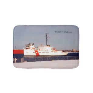 Tapete De Banheiro Banheira branca Mackinaw WAGB 83