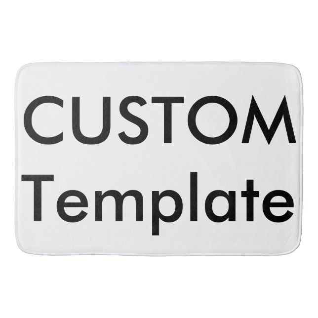 Tapete De Banheiro Banheira de espuma de memória grande personalizada (Frente)