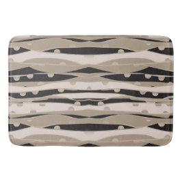 Tapete De Banheiro Banheira Negra E Branca Moderna