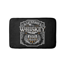 Tapete De Banheiro Bar de cervejaria de uísque do Velho Oeste