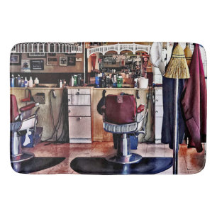 Tapete De Banheiro Barbeiro com cremalheira do casaco