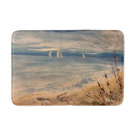 Tapete De Banheiro Barcos à vela Bath Mat
