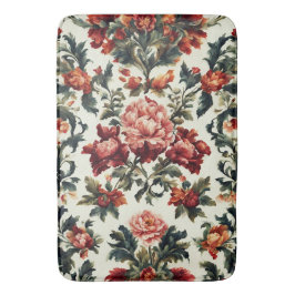 Tapete De Banheiro Barroco italiano. Flores e Folhas Chic