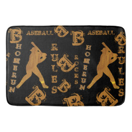 Tapete De Banheiro Baseball