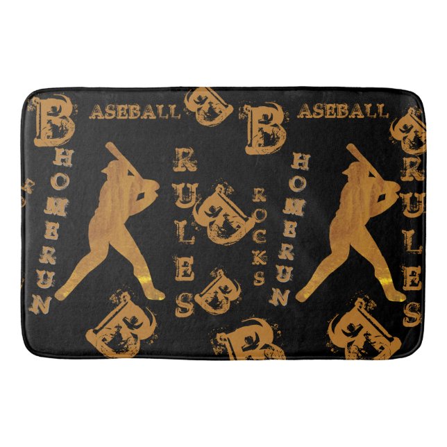 Tapete De Banheiro Baseball (Frente)