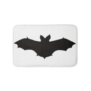 Tapete De Banheiro Bat Bath Mat Preto