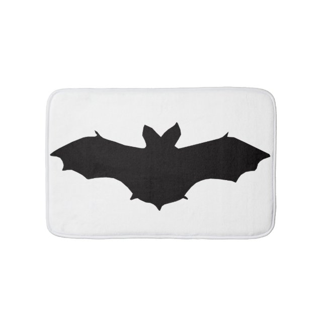 Tapete De Banheiro Bat Bath Mat Preto (frente)