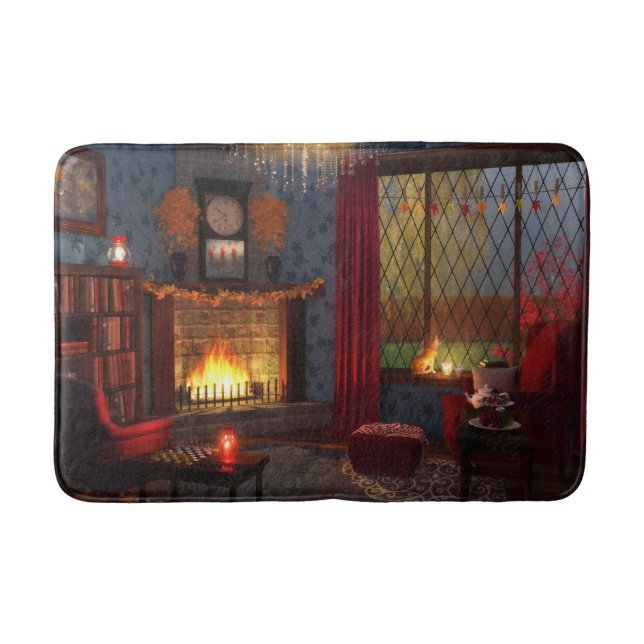 Tapete De Banheiro Batata de Tranquilidade de outono (Frente)