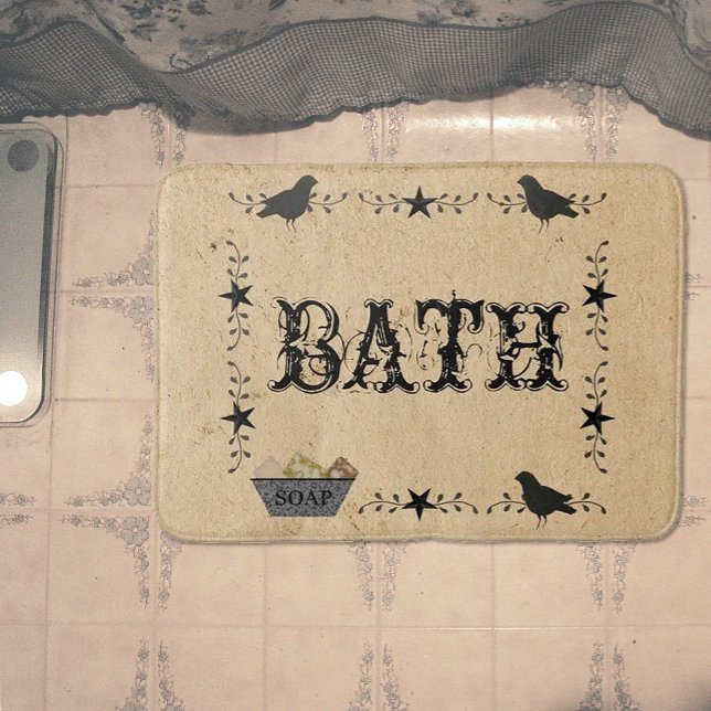 Tapete De Banheiro Bath Bath Mat Primitivo (Criador carregado)
