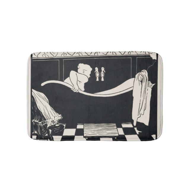 Tapete De Banheiro Bath Le Bain Por Felix Edouard Vallotton (frente)