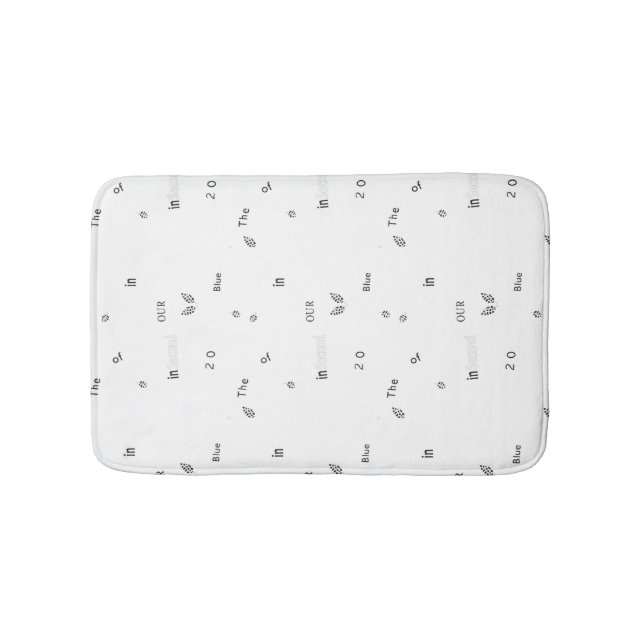 Tapete De Banheiro Bath Mat (frente)