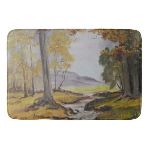 Tapete De Banheiro Bath Mat Ann Hayes Painting Forest Stream