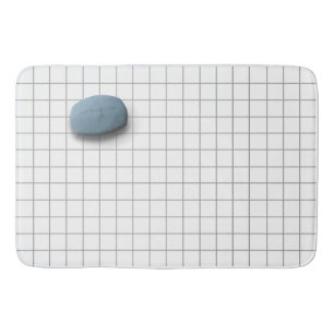 Tapete De Banheiro Bath Mat Azul