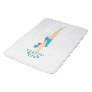 Tapete De Banheiro Bath Mat. Bath Bath, de Cabeça Vermelha