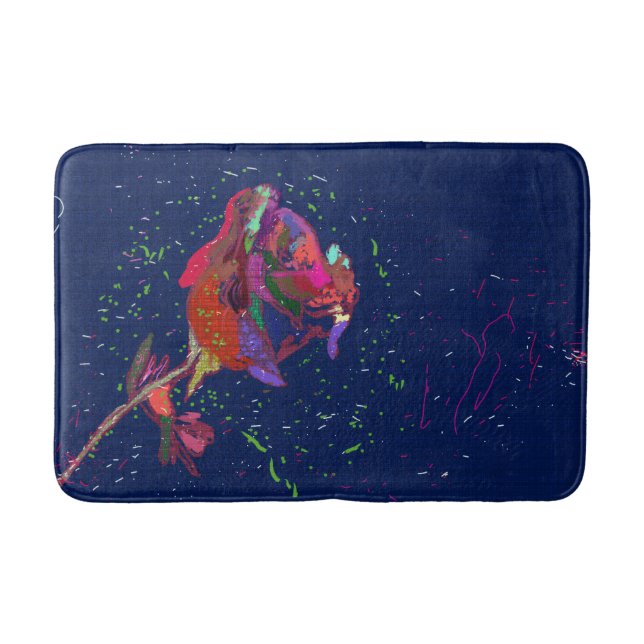 Tapete De Banheiro Bath Mat Belamente Colorido (Frente)