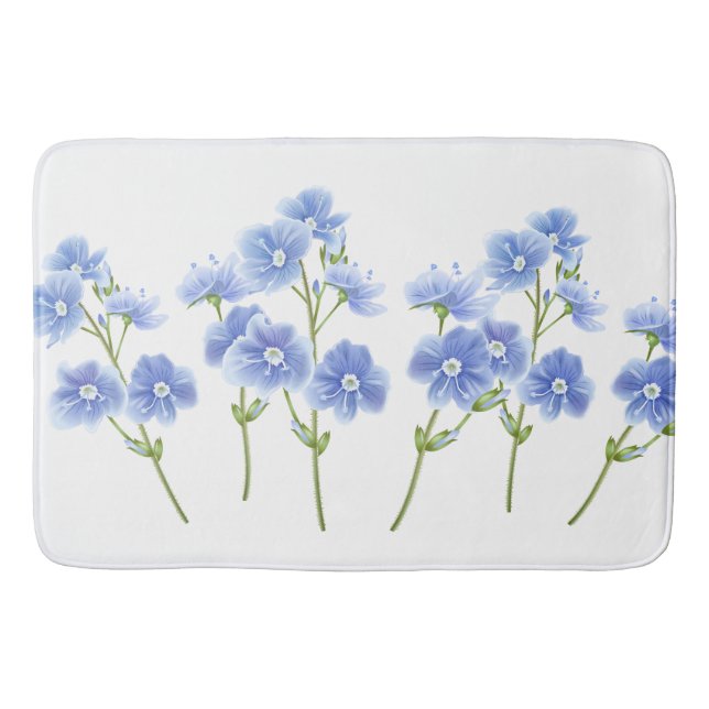 Tapete De Banheiro Bath Mat-Blue Selvagens (Frente)