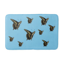 Bath Mat - Borboletas de Swallowtail