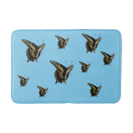 Tapete De Banheiro Bath Mat - Borboletas de Swallowtail