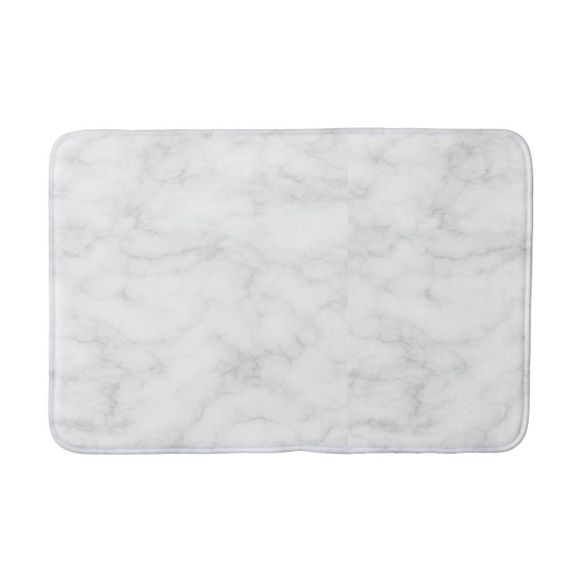 Tapete De Banheiro Bath Mat Branco - Chic, Luxurioso (Frente)