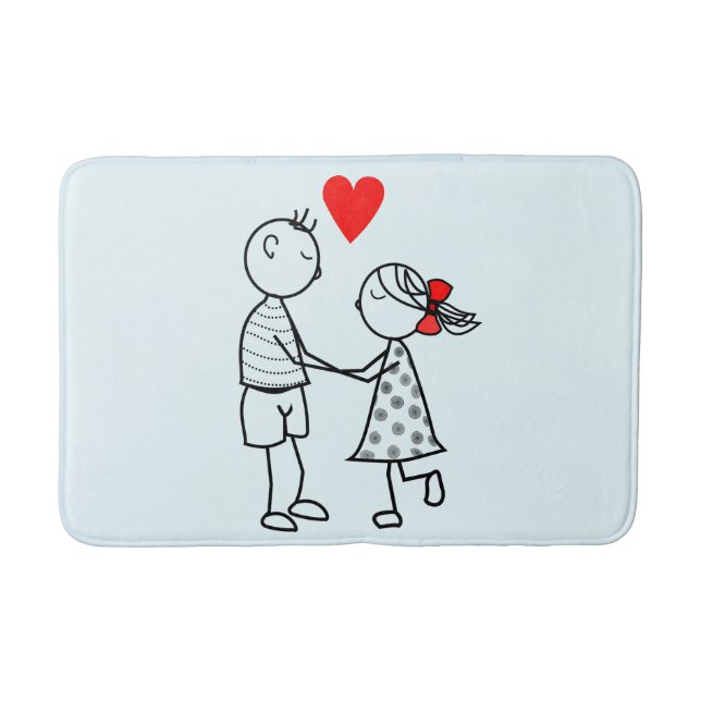Tapete De Banheiro Bath Mat Casal (Frente)