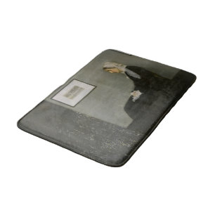 Tapete De Banheiro Bath Mat com a Impressão da Mãe do Assobiador
