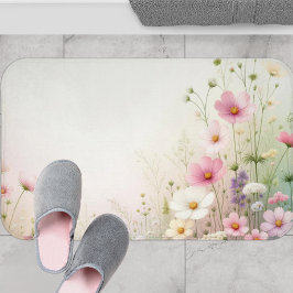 Tapete De Banheiro Bath Mat, Cottagecore Bathroom Rug