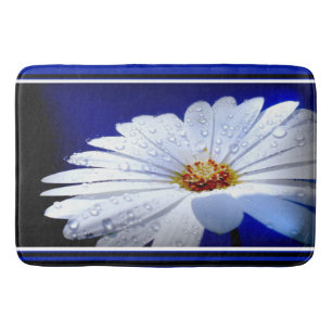 Tapete De Banheiro Bath Mat/Daisy com gotas de areia