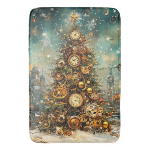 Tapete De Banheiro Bath Mat de Árvore de Natal