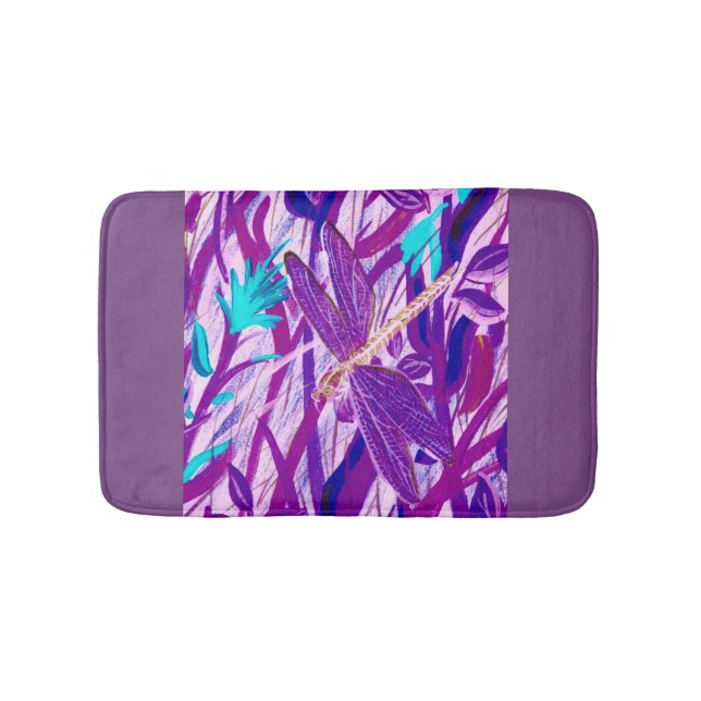 Tapete De Banheiro Bath Mat de Dragonfly (frente)