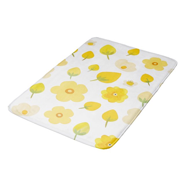Tapete De Banheiro Bath Mat de Elegância do ouro (Angulado)