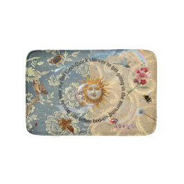 Tapete De Banheiro Bath Mat de Jardim Cósmico