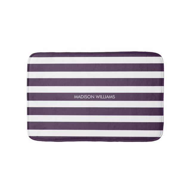 Tapete De Banheiro Bath Mat de Nome Personalizado (frente)