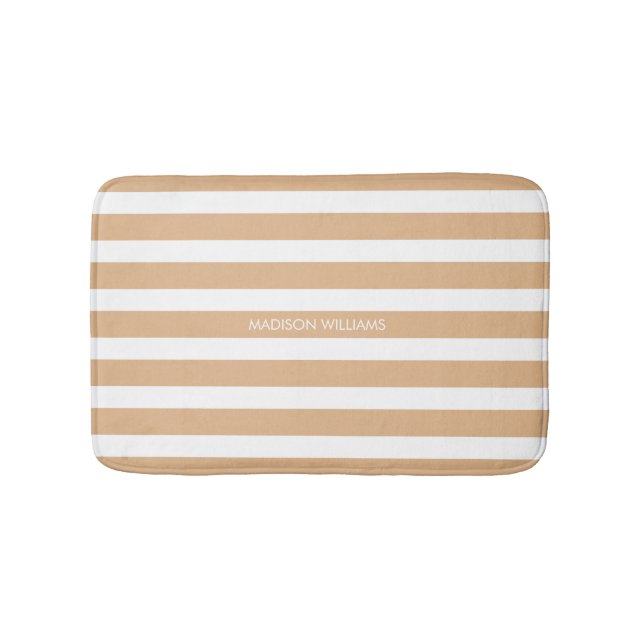 Tapete De Banheiro Bath Mat de Nome Personalizado (frente)
