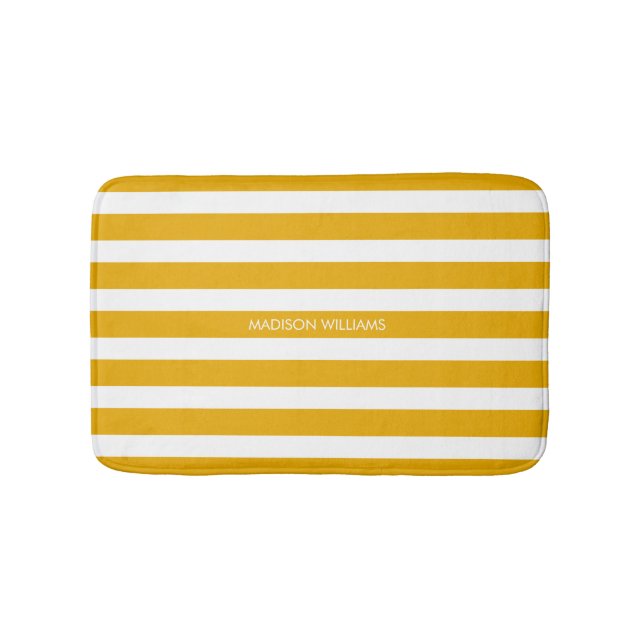 Tapete De Banheiro Bath Mat de Nome Personalizado (frente)