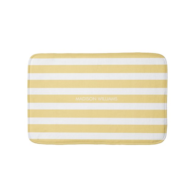Tapete De Banheiro Bath Mat de Nome Personalizado (frente)