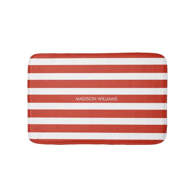 Tapete De Banheiro Bath Mat de Nome Personalizado (frente)