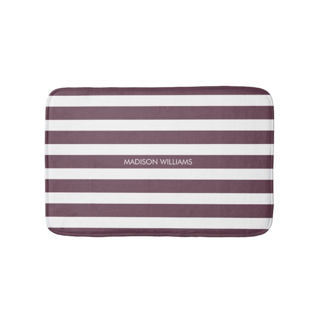 Tapete De Banheiro Bath Mat de Nome Personalizado (frente)