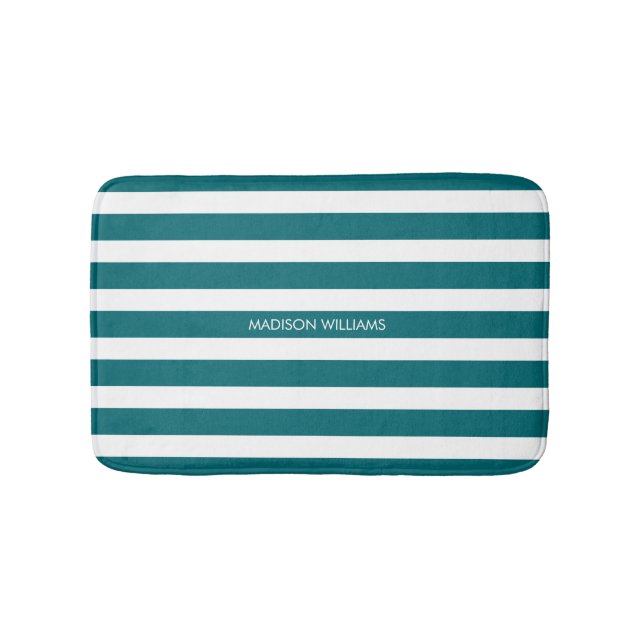 Tapete De Banheiro Bath Mat de Nome Personalizado (frente)