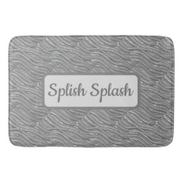 Tapete De Banheiro Bath Mat de Padrão de Água Elegante