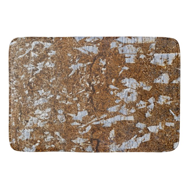 Tapete De Banheiro Bath Mat de Padrão de Pedra Natural (Frente)