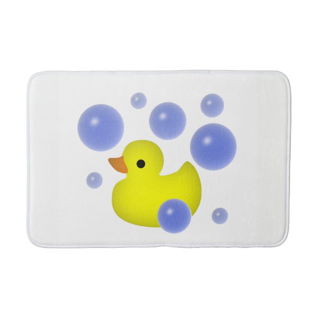 Tapete De Banheiro Bath Mat de Pato de Borracha (Frente)