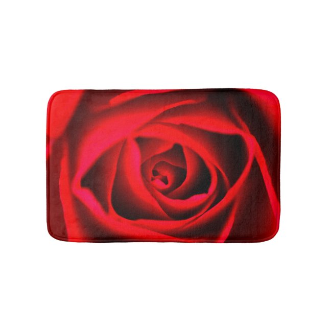 Tapete De Banheiro Bath mat de rosa vermelha (frente)