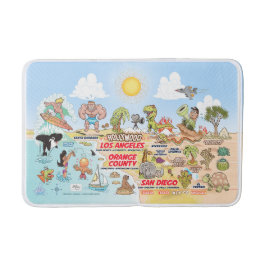 Tapete De Banheiro Bath Mat de SoCal Bonito