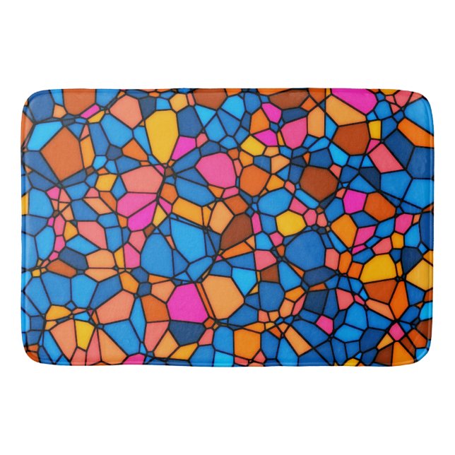 Tapete De Banheiro Bath Mat De Vidro Estreitado (Frente)