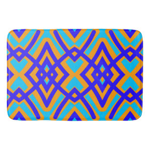 Tapete De Banheiro Bath Mat, design clássico multicolorido