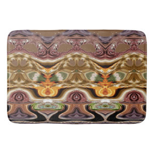 Tapete De Banheiro Bath Mat, design clássico multicolorido