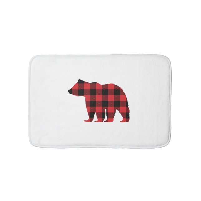 Tapete De Banheiro Bath Mat do Bath do Búfalo Preto (frente)